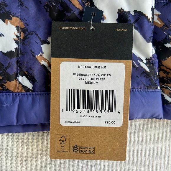 The North Face Circalot 1/4 Zip Pullover Lightweight Jacket Size Medium NWT - Picture 9 of 16